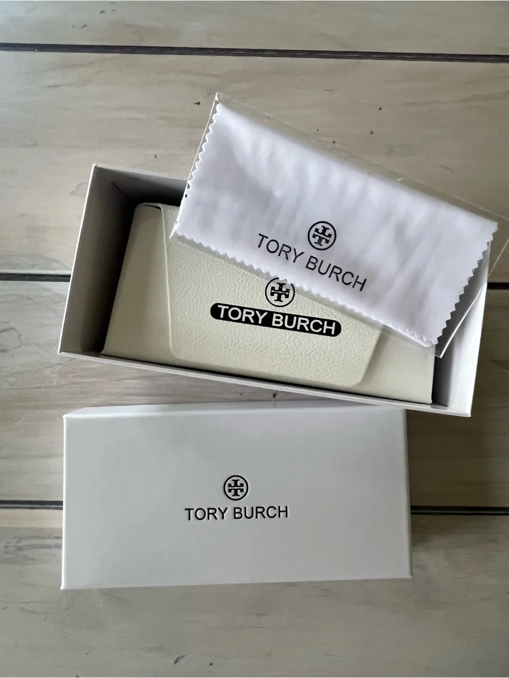 Tory Burch Kira Black Oversized Square Sunglasses
